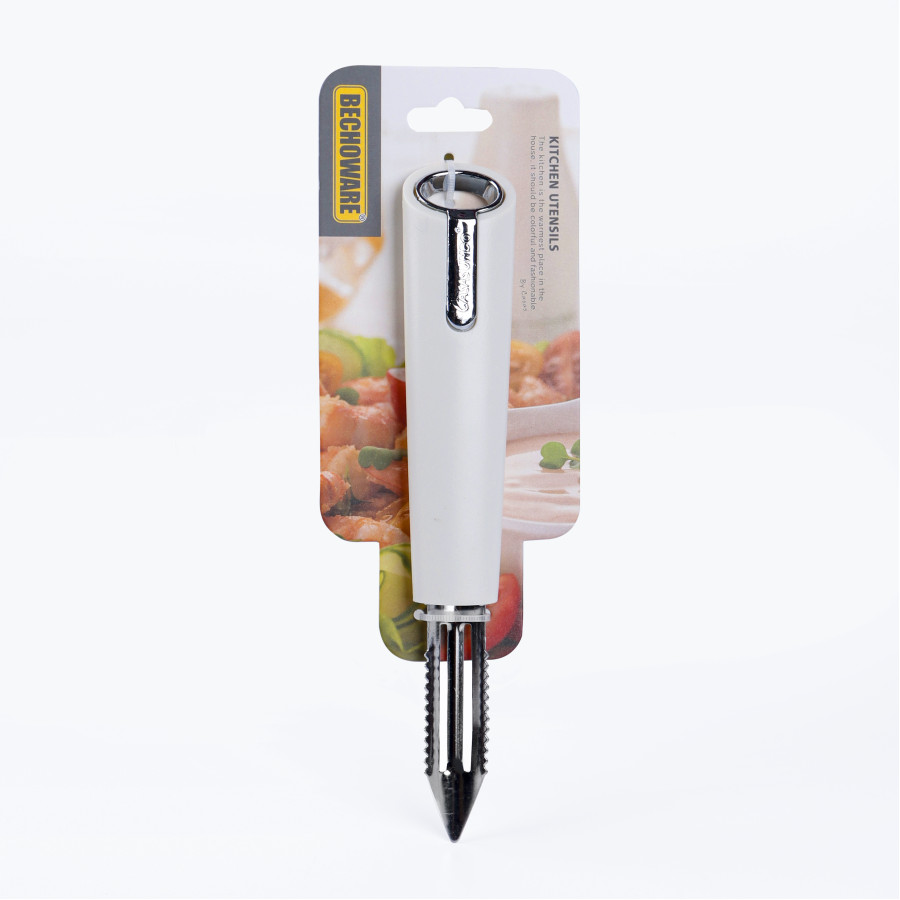 BECHOWARE Stainless Steel Vegetable Fruit Peeler 19cm - Ivory